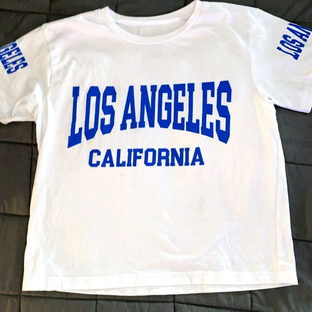 On Fire Women’s Los Angeles California Crop Top M